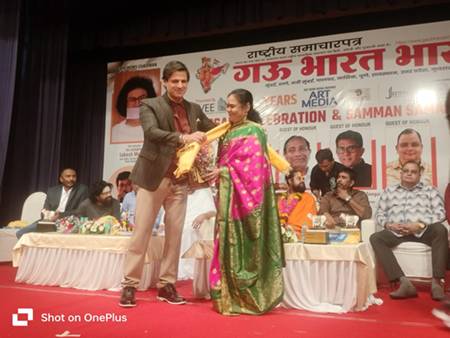 Double Honour For Sanghamitra Tai Gaikwad For Her Outstanding Contribution To Social Service & Women Empowerment