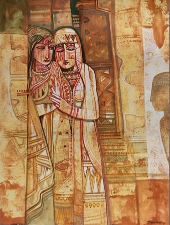 “RELATIONS” An Exhibition Of Paintings & Drawings By Renowned Artist Sajal Kanti Mitra At Jehangir Art Gallery