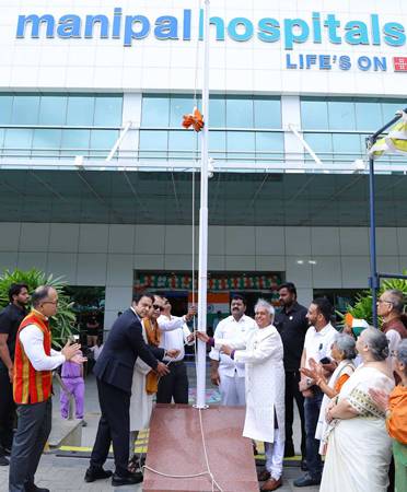 His Eminence Prof. Dr. Madhu Krishan Graces 80th Independence Day Celebration At Manipal Hospital